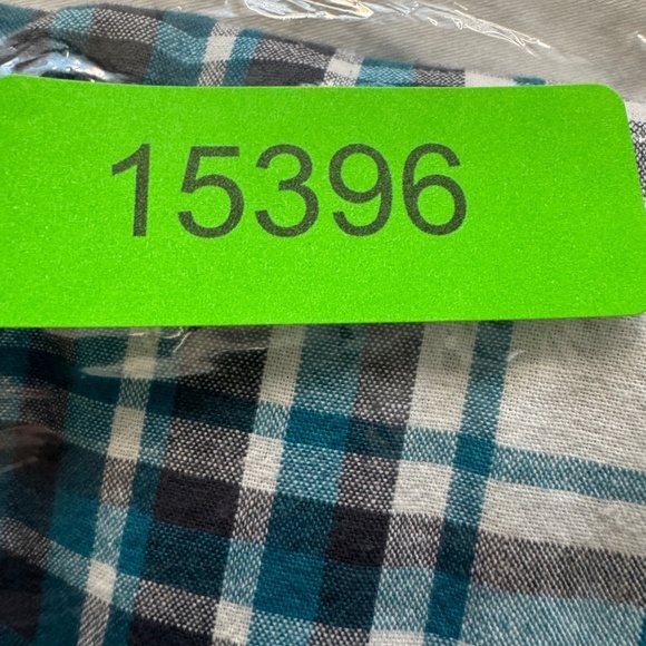 Wrangler Men's Teal Blue Plaid Short Sleeve Western Cowboy Button Up Shirt XL - Picture 12 of 12